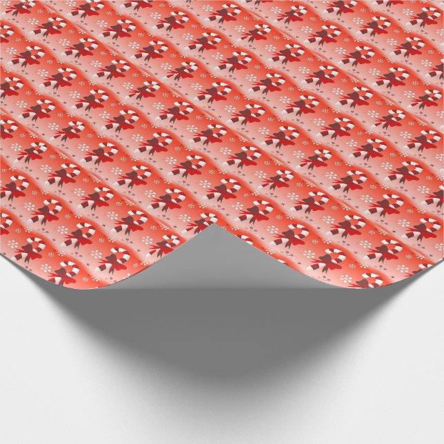 Papel De Presente Bengalas de Natal (Ponta)