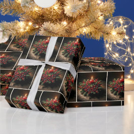 Papel De Presente Berry Centerole, avô de Natal