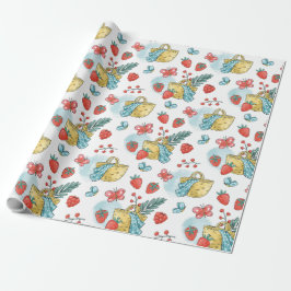 Papel De Presente Berry First Birthday Gift