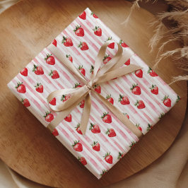 Papel De Presente Berry First Birthday Wrappaper
