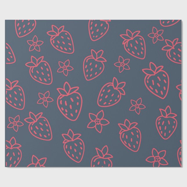 Papel De Presente Berry Sweet Moments Wrappaper (Aberto)