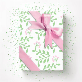 Papel De Presente Berry Twist in Pink and Green