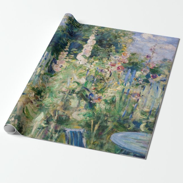 Papel De Presente Berthe Morisot - Rosas Tremieres (Desenrolado)
