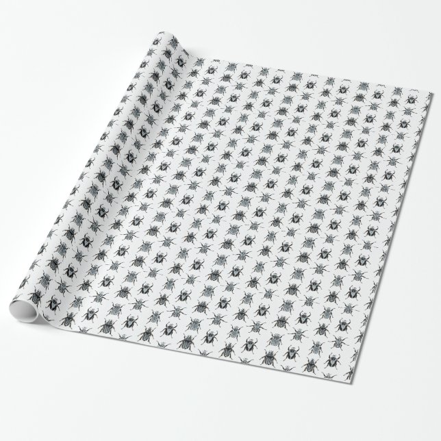 Papel De Presente Besouros de Goliath (Desenrolado)