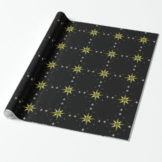 Papel De Presente Bethlehem Night Shopping Stars