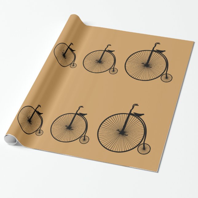 Papel De Presente Bicicleta (Desenrolado)