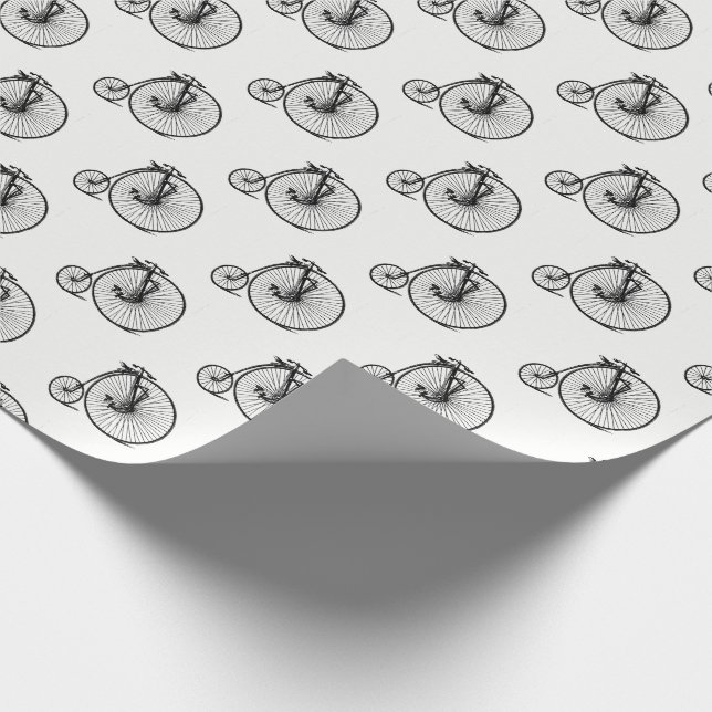 Papel De Presente Bicicleta de Viagem Velocipede Penny Farthing (Ponta)