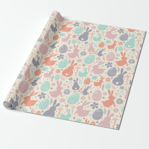 Papel De Presente Bifes e ovos de Páscoa
