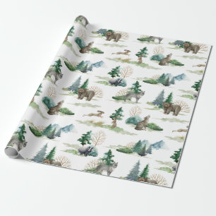 Papel De Presente Bift-Presente de Badger Hare Wolf Hare