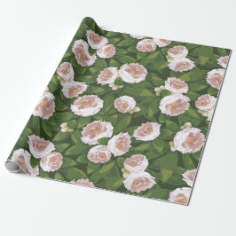 Papel De Presente Big Bloom Camellia Charm