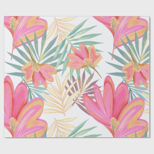 Papel De Presente Big Blooms