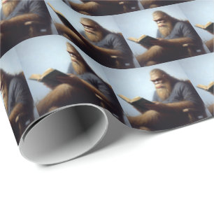 Papel De Presente Bigfoot Lendo