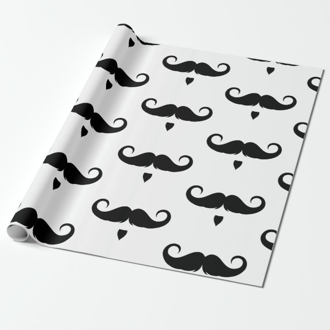 Papel De Presente bigode de guiador (Desenrolado)