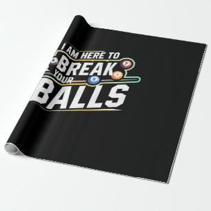 Papel De Presente Billiards Snooker Está Aqui Para Quebrar Suas Bola