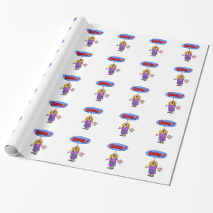 Papel De Presente Bingo