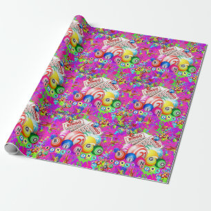 Papel De Presente BINGO BINGO Tinta Salpicada CBDOilPrincess