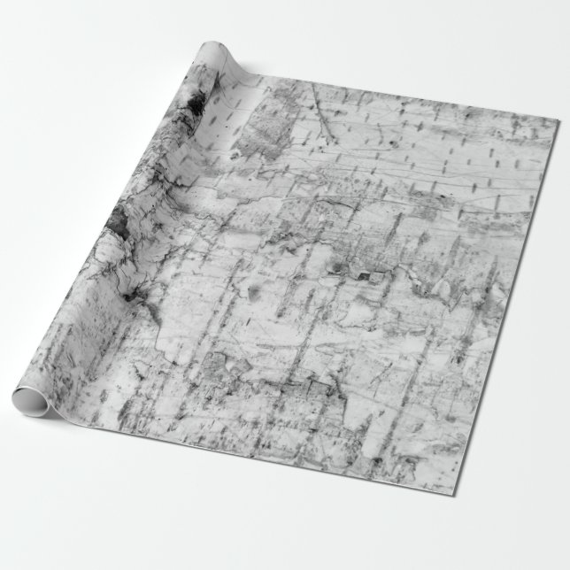 Papel De Presente Birch bark pattern wrapping paper (Desenrolado)