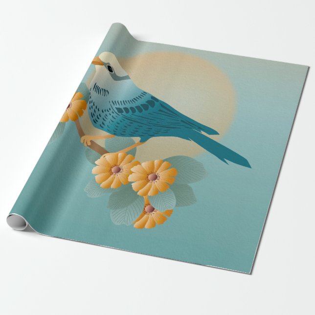 Papel De Presente birdie bluey (Desenrolado)
