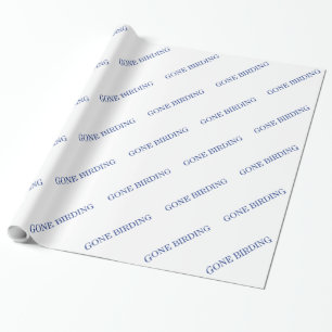 Papel De Presente Birding ido