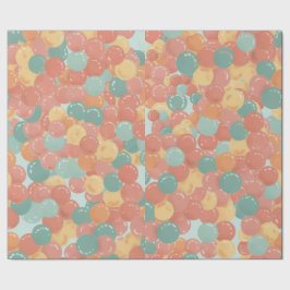 Papel De Presente Birthday Picnic, Cute Retro Style