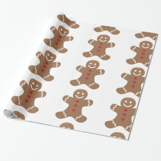 Papel De Presente biscoito de gengibre rosto homem corpo doce sobrem