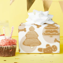 Papel De Presente Biscoitos com ossos de cão