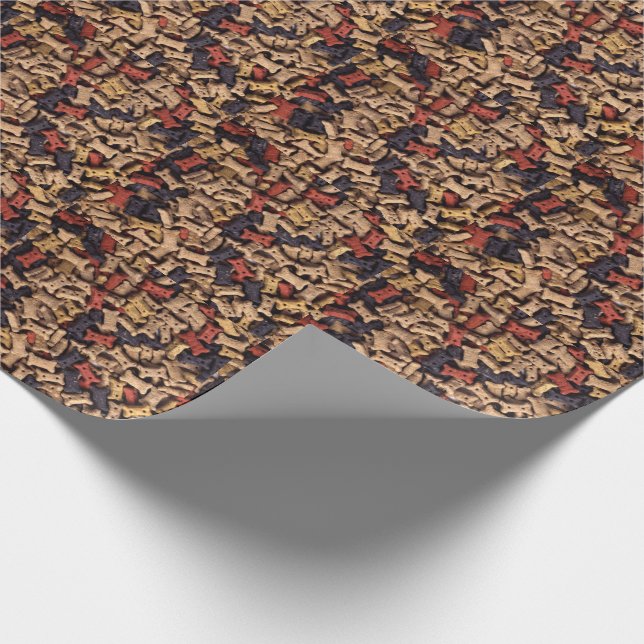 Papel De Presente Biscoitos de Cães (Ponta)