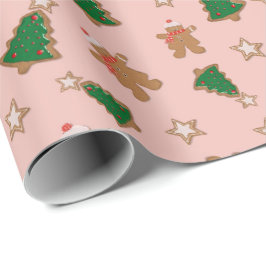 Papel De Presente Biscoitos de Natal Gingercake