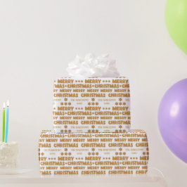 Papel De Presente Biscoitos de Natal Gingerpão Nome do Alfabeto