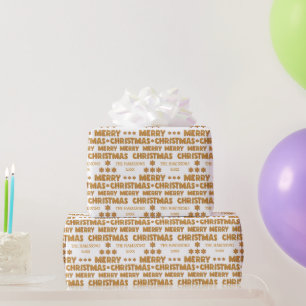 Papel De Presente Biscoitos de Natal Gingerpão Nome do Alfabeto