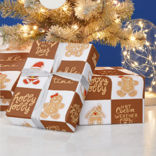 Papel De Presente Biscoitos de pão-de-gengala
