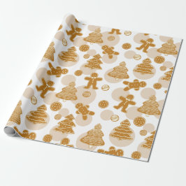Papel De Presente Biscoitos de pão-de-gengala