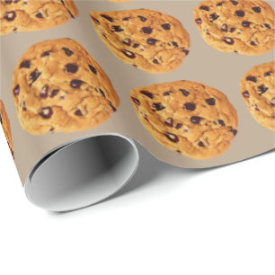 Papel De Presente Biscoitos dos pedaços de chocolate