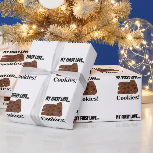 Papel De Presente Biscoitos Meu Primeiro Amor Biscoitos Bolacha