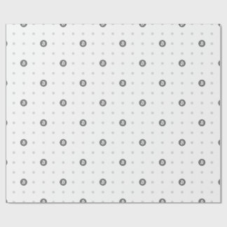 Papel De Presente Bitcoin Polka Dots Wrapping Paper