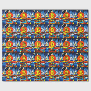 Papel De Presente Bitmoney Art