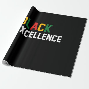 Papel De Presente Black Excellence Black Orud