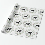 Papel De Presente Black Labrador Christmas Wreath Retriever Dog<br><div class="desc">Encontrem as vossas festas de férias, embrulhem os vossos presentes favoritos nesta época de férias com este elegante labrador negro de Natal Feliz num papel de embrulho de design de coroa e decor correspondente. Este papel de embrulho de natal labrador preto será um favorito entre amantes de labrador. Visite nossa...</div>