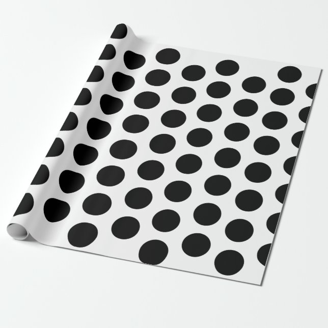 Papel De Presente black point regular (Desenrolado)