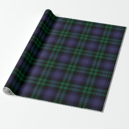 Papel De Presente Black Watch Tartan, Xadrez