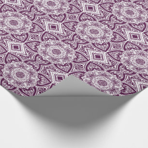 Papel De Presente Blackberry Mandala