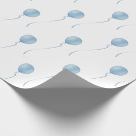 Papel De Presente Blue balloon Gift Wrapping Cadeaupapier 