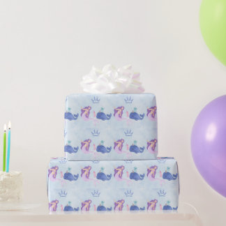 Papel De Presente Blue Birthday Invitation