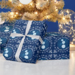 Papel De Presente Blue Cartoon Snowman Holiday Happy Hanukkah<br><div class="desc">Feriado Feriado de Inverno, Bonito Azul, Feriado de Inverno Personalizado Feliz Hanukkah Enrolado Papel de Presente, Design. Pode ser personalizado para alterar a cor de fundo. O vento sopra o Sr. Snowman ou ele apenas perder o equilíbrio? A expressão "oh querida" em seu pequeno rosto de neve me faz sorrir....</div>