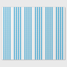 Papel De Presente Blue Stripe Snowflake Seamless Winter Pattern