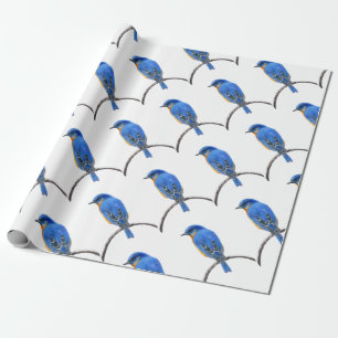 Papel De Presente Bluebird