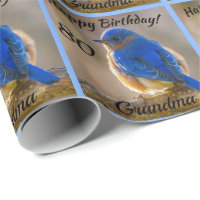 Bluebird de Felicidade Nome Personalizado de Anive