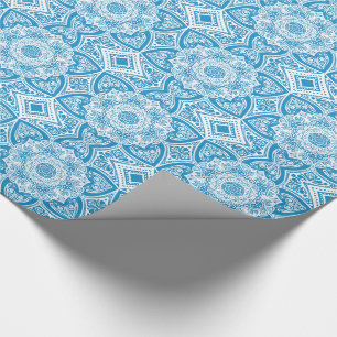 Papel De Presente Bluebird Mandala