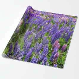 Papel De Presente Bluebonnets Blue Floral Texas Texan Elegante