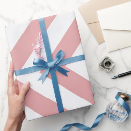 Papel De Presente Blush Pink Geometric